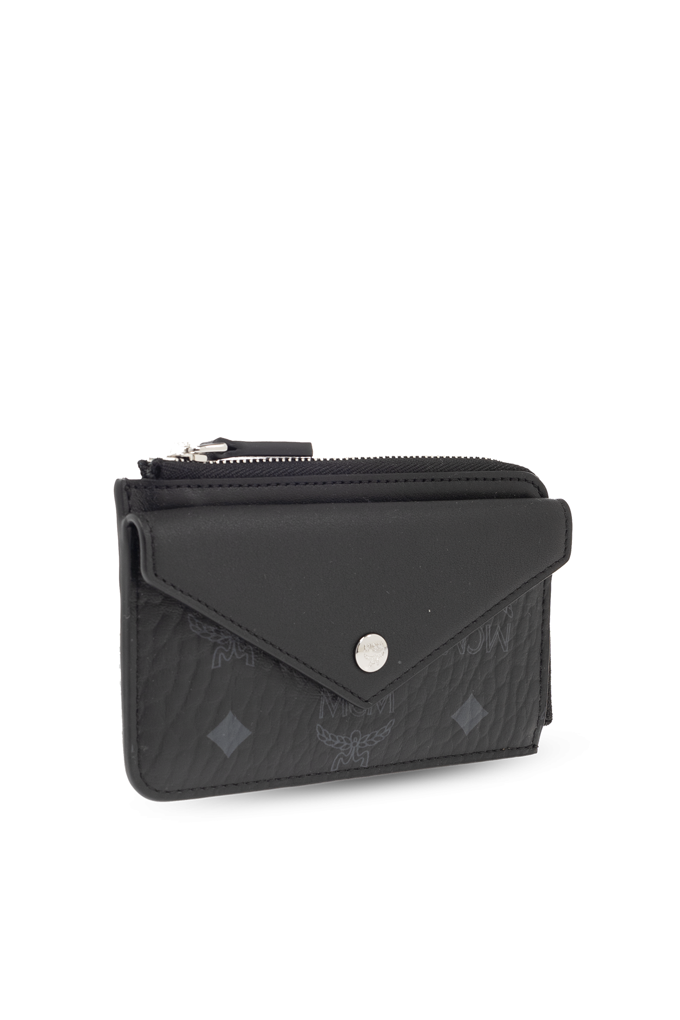 Mcm black 2024 card holder